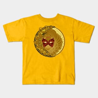 Fairy in Venetian carnival mask Kids T-Shirt